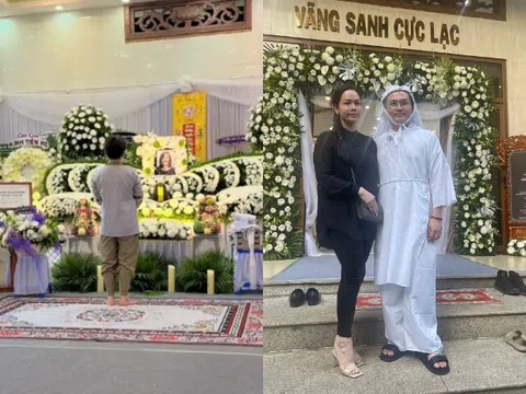 Xót xa cảnh NSƯT Đại Nghĩa lặng nhìn di ảnh mẹ khi tang lễ vãn người, Nhật Kim Anh "sát cánh" lo hậu sự