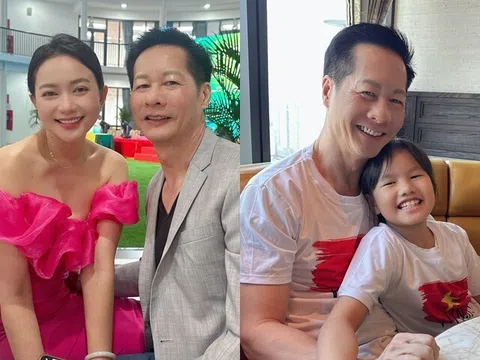 Phan Như Thảo cùng chồng đại gia hơn 26 tuổi phải tranh thủ "đánh lẻ" khi con đi học, ái nữ giờ giống y chang bố