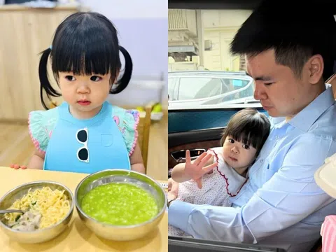 Con gái Đỗ Mỹ Linh "khó dỗ dành" khiến mẹ đau đầu, là "tiểu thư cành vàng" được bố chủ tịch đưa đón
