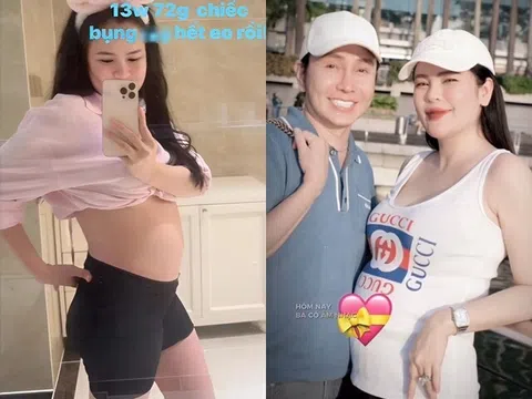 Sao Việt 24h: Phương Lê vén áo khoe bụng lùm lùm, đập tan tin đồn "đeo bầu giả"