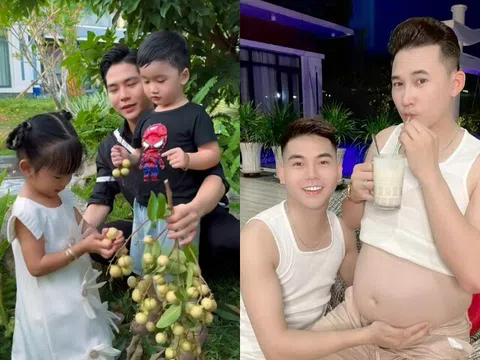 Thanh Đoàn "flex" góc biệt thự có vườn trái cây trĩu quả, được khuyên sinh thêm con với Hà Trí Quang