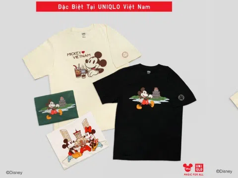 UNIQLO ra mắt 3 họa tiết mới trong BST UT Mickey Mouse in Vietnam nhân Tuần Lễ Cảm Ơn