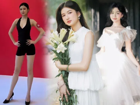 Chân dung mỹ nhân 2k6 hút "triệu view" khi thi người mẫu: Đối thủ nhan sắc với con gái Quyền Linh, được bố rèn làm Hoa hậu