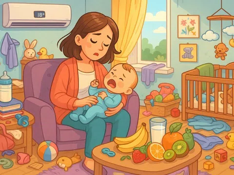 Chỉ người tinh tế mới nhận ra lỗi sai của mẹ bỉm tại bức hình trong 10 giây