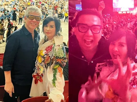Chồng Thanh Lam "đi quẩy" với hội bạn toàn ngôi sao của vợ, bác sĩ từng không quen ngành showbiz nay như "hòa tan"