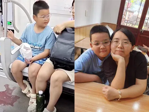 Đoạn video trên chuyến metro gây sốt cõi mạng, hành động của cặp mẹ con khiến tất cả hành khách nể phục