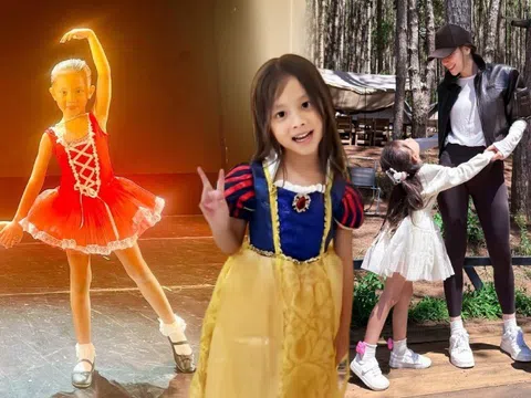 Con gái Hồ Ngọc Hà múa ballet khoe chân dài cực phẩm, ngoại hình hút mắt nhờ "nhặt" vẻ đẹp lai Tây từ bố mẹ
