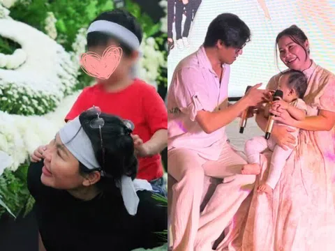 Ngọc Tiền đưa con trai đi xét nghiệm ADN giữa "bão" tin đồn không phải ruột thịt của NSƯT Quý Bình