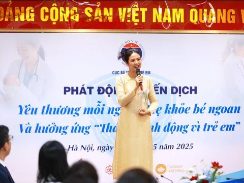 Hoa hậu Ngọc Hân đồng hành cùng chiến dịch “Yêu thương mỗi ngày – Mẹ khỏe, bé ngoan”