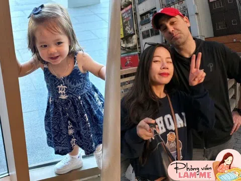 Mẹ Hà Nội lấy chồng ngoại quốc, con gái lai mang quốc tịch Mỹ “gây sốt” TikTok với diện mạo xinh như búp bê