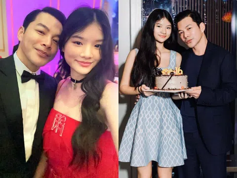 Ái nữ tuổi trăng rằm của Trương Ngọc Ánh chuẩn dáng thiếu nữ, gương mặt giống bố Trần Bảo Sơn rõ nét xinh đẹp