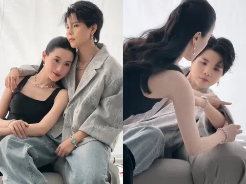 Vũ Cát Tường đưa vợ xuất thân danh gia vọng tộc đi làm cùng, Bí Đỏ "nâng khăn sửa túi" chu đáo cho "một nửa"