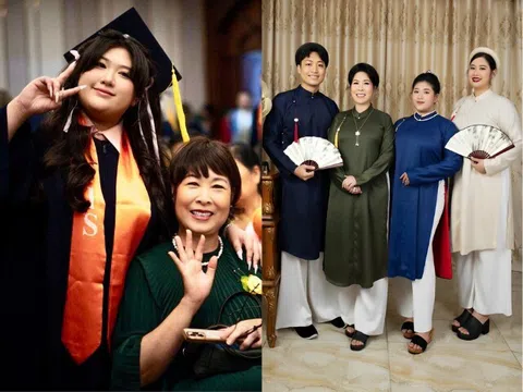 3 con của NSND Hồng Vân: Con riêng lớn lên giống bố dượng, ái nữ sinh ở tuổi ngoài 40 nay khiến mẹ tự hào