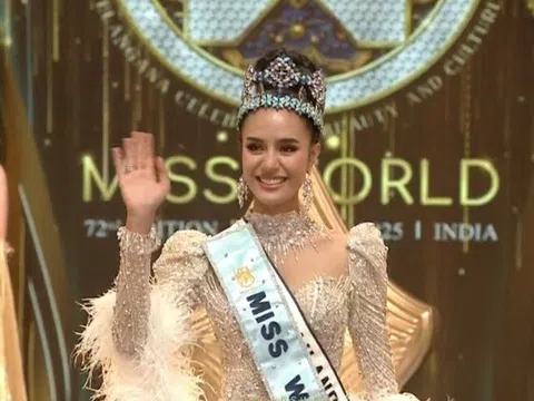 Chung kết Miss World 2025: Vương miện Tân hoa hậu chính thức thuộc về người đẹp Thái Lan
