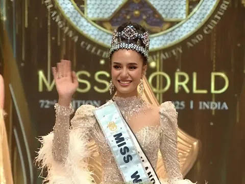 Chung kết Miss World 2025: Vương miện Tân hoa hậu chính thức thuộc về người đẹp Thái Lan