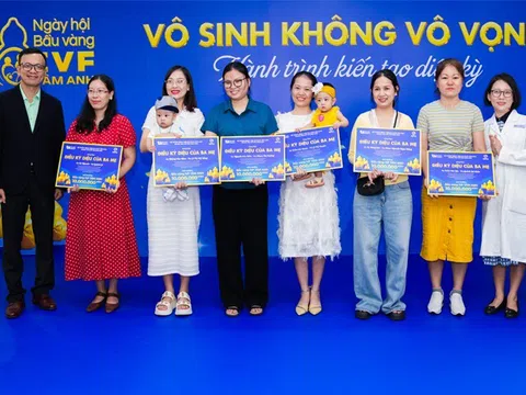 Hơn 100 em bé sinh ra nhờ công nghệ hỗ trợ sinh sản hội ngộ tại IVF Tâm Anh