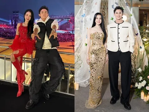 Diệp Lâm Anh lộ khoảnh khắc tình tứ với tình trẻ kém 11 tuổi, thoải mái "thả thính" nhau trên mạng xã hội