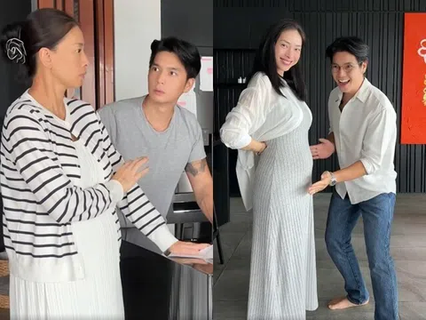 Ngô Thanh Vân bị chê làm lố khi mang bầu, Huy Trần hóa "điệp viên 4 tay" phục vụ mọi yêu cầu của bà xã