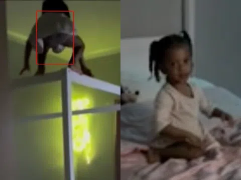 Đoạn video 62 triệu người xem: Bé gái đứng chênh vênh trên thanh sắt lúc nửa đêm, cảnh tượng sau đó bố mẹ thót tim