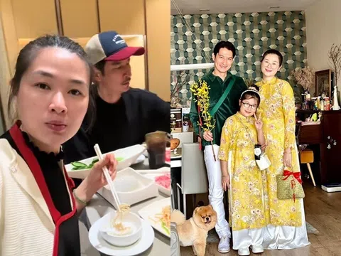 Mạc Anh Thư ngồi cạnh chồng cũ Huy Khánh, cùng đi ăn chung vui vẻ nhưng tỏ thái độ khi được nhắn "nối lại tình cũ"