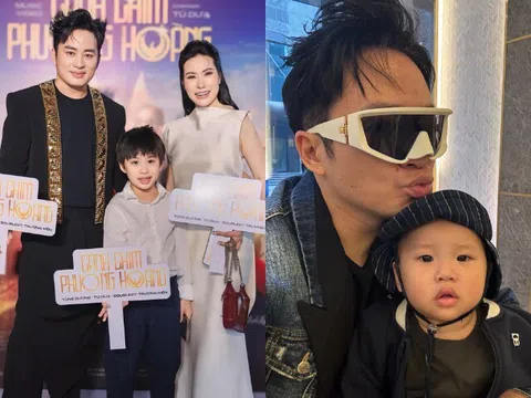 2 quý tử của Tùng Dương: Con ruột duy nhất rõ nét khôi ngô, em bé không cùng huyết thống là "duyên mệnh trời ban"