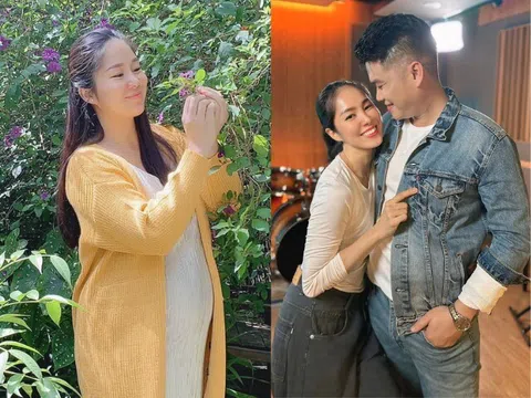 Lê Phương khoe bụng bầu mong được gặp em bé sắp chào đời, dân tình chúc mừng gia đình có thành viên mới