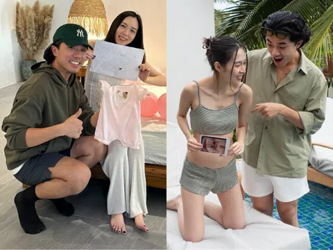 Ái nữ NSƯT Xuân Hinh sinh con đầu lòng với chồng điển trai, "vua hài đất Bắc" lên chức ông ngoại