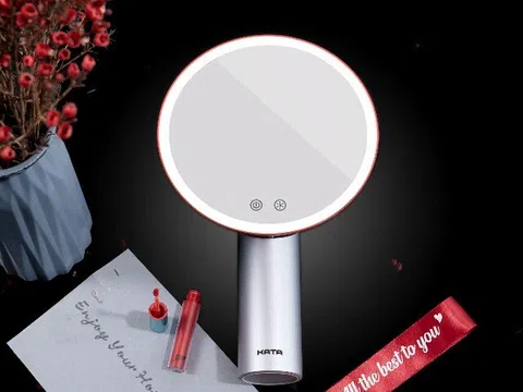 Đẹp mọi góc độ chỉ với gương LED trang điểm KATA Miro O2