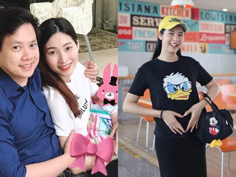 Hoa hậu Việt Nam khi mang bầu: Nàng dâu hào môn sinh 3 con giấu bụng lùm lùm, 1 người vất vả thức đến nửa đêm