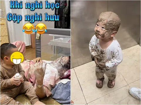 Mới nửa tháng, khối nghỉ hè đã khiến bố mẹ "thở oxi" kêu cứu vì 1001 kiếp nạn: Hết tắm bùn đến lấy mỡ lợn bôi đầu