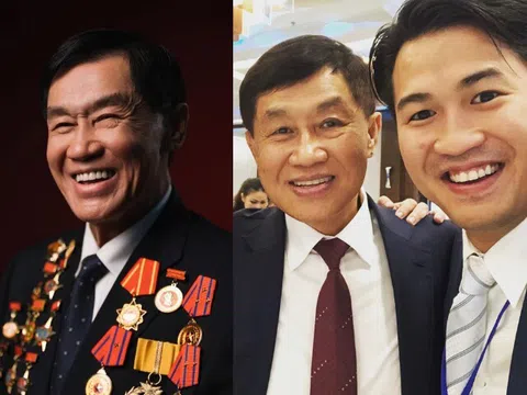 Em chồng Tăng Thanh Hà khoe loạt ảnh của bố tỷ phú, vẻ ngoài điển trai hưởng trọn gen của "vua hàng hiệu"