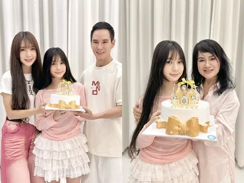 Con gái Lý Hải được ví như phiên bản mini của mẹ Minh Hà, đọ sắc với bà ngoại U70 trẻ đẹp, sành điệu