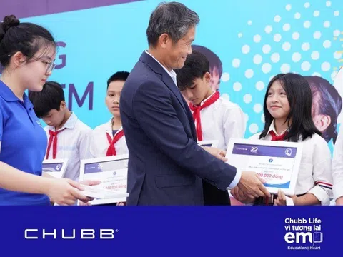Tháng hành động vì trẻ em: Chubb Life gieo mầm hy vọng cho hàng ngàn học sinh trên cả nước