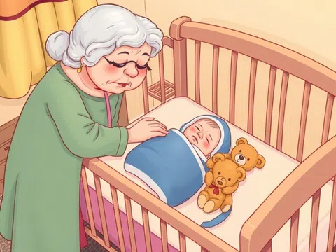 Chỉ người tinh tế mới nhận ra lỗi sai của bà nội khi chăm cháu sơ sinh ở bức hình trong 10 giây