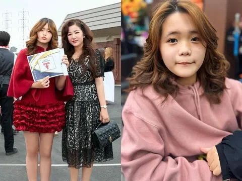 Con gái Thúy Nga 14 tuổi "trổ mã" với đôi chân cực phẩm, hiện cao hơn mẹ, nhan sắc thay đổi sau nhiều năm ở Mỹ