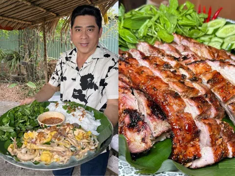 Sao nam quê Long An về vườn nấu toàn đặc sản địa phương cực ngon mắt, ở nhà 6.000m2 vẫn "khổ nhất thế giới"