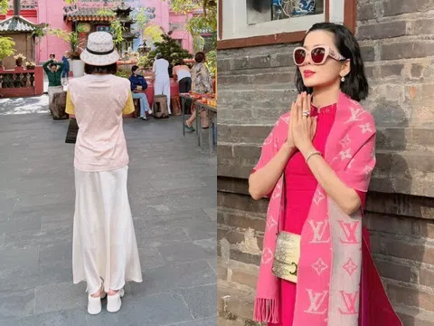 Lệ Quyên xúc động trong ngày giỗ bố ruột: "Bố đi rồi con mới nước mắt ngắn nước mắt dài đi mua đất"