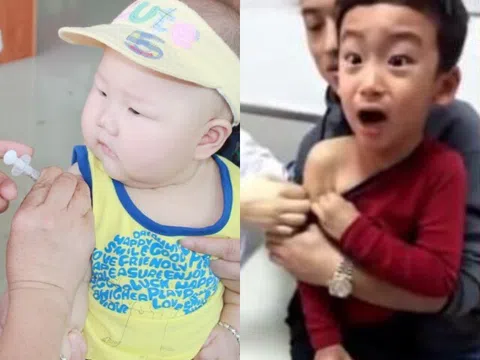Cười ngất với loạt biểu cảm hài hước của "khối nghỉ hè" khi được "khối phụ huynh" đưa đi tiêm chủng
