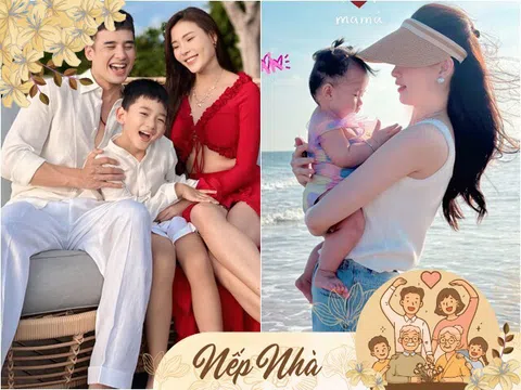 3 gia đình Việt "bố soái ca, mẹ ngọc nữ sinh con đẹp như thiên thần" được nhiều người yêu mến
