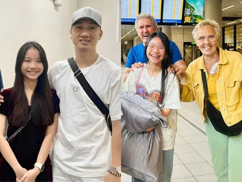 Vợ cũ MC Thành Trung đoàn tụ bố mẹ của chồng Tây, con gái là cháu cưng của ông bà nội dù khác huyết thống