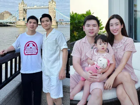 Chồng Đỗ Mỹ Linh cùng anh trai ruột về thăm nơi ngày xưa du học, cách nhau 6 tuổi mà giống song sinh