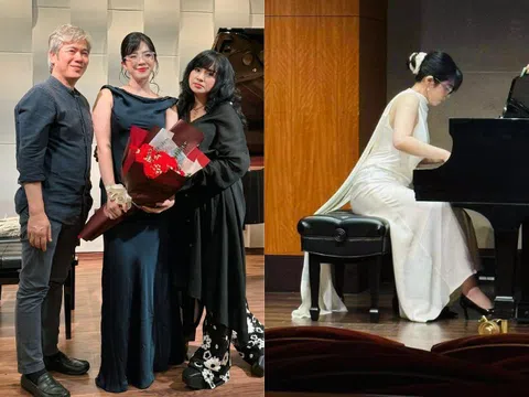 NSND Thanh Lam tự hào khoe con riêng của chồng, ái nữ bác sĩ Tiến Hùng xinh lung linh "đọ dáng" bên mẹ diva