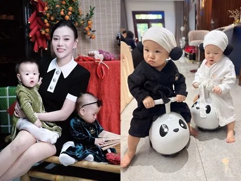 Sao Việt 24h: Cặp song sinh nhà Phương Oanh bé xíu đã tận hưởng "spa tại gia", ái nữ hóm hỉnh khiến dân mạng thích thú