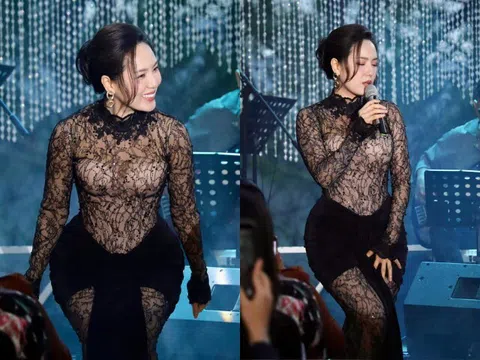 Nữ ca sĩ quê Thanh Hóa diện đồ xuyên thấu khoe dáng "dày cơm", đáp trả khi bị khuyên "đừng xôi thịt quá"