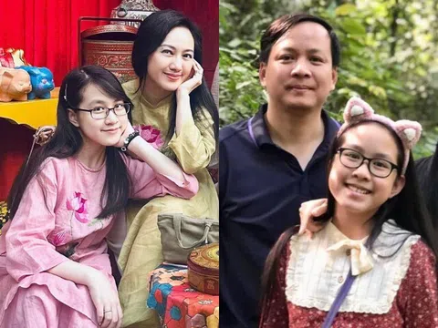 Con gái BTV Hoài Anh khoe chân dài miên man, trổ dáng thiếu nữ cực xinh nhờ "nhặt" nét của bố lẫn mẹ