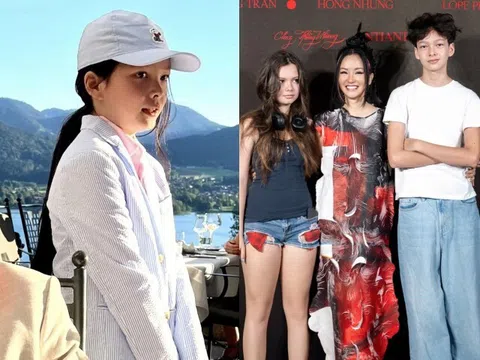 Con trai Hồng Nhung cắt mái tóc dài khi mẹ điều trị ung thư, chiều cao tăng trưởng "chóng mặt" sau 1 năm