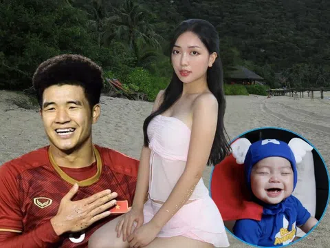 Mỹ nhân Bắc Giang sinh quý tử với tiền đạo nổi tiếng ĐTQG, đặt tên con 3 chữ theo họ Hà của bố rất hay