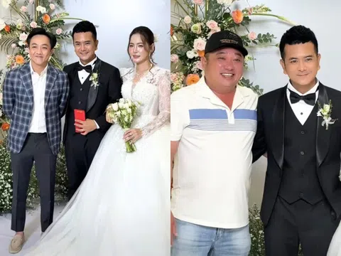 "Bé An" Hùng Thuận rước vợ đẹp về dinh: Cường Đô La đến chúc mừng, "Cò" Phùng Ngọc giản dị đi ăn cưới bạn thân