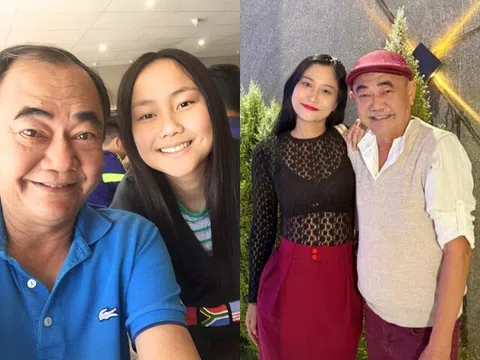 NSND Việt Anh mừng sinh nhật ái nữ duy nhất, bạn gái kém 36 tuổi nhắn nhủ đến con riêng của bạn đời
