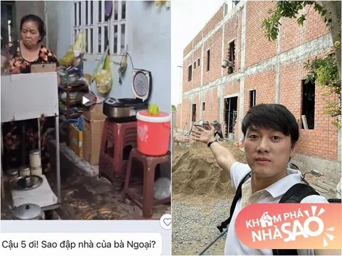Quách Ngọc Tuyên xây cơ ngơi bề thề cho bố mẹ ở quê, ngày đập nhà mẹ ruột khóc làm ai cũng thương